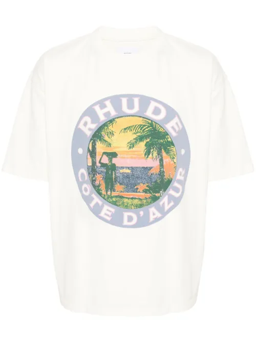 T-shirt à imprimé Lago - RHUDE - Modalova