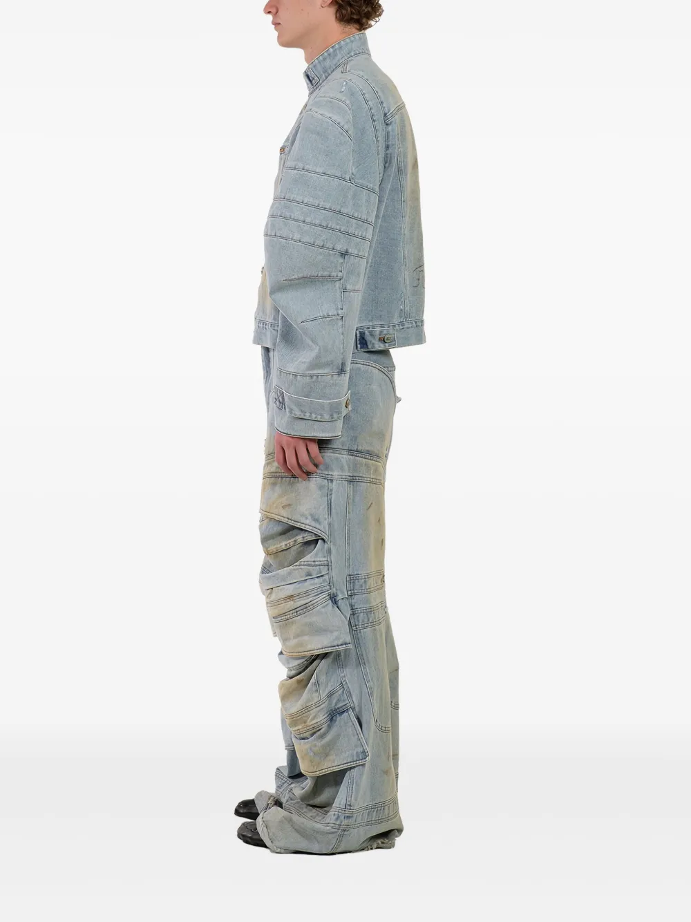 Natasha Zinko Jack met logopatch Blauw