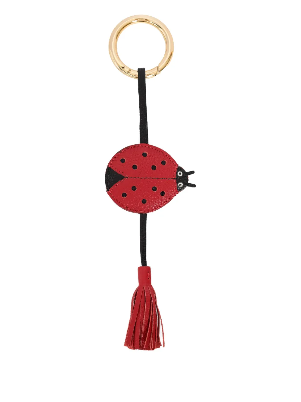 Sarah Chofakian Sleutelhanger met lieveheersbedel Rood