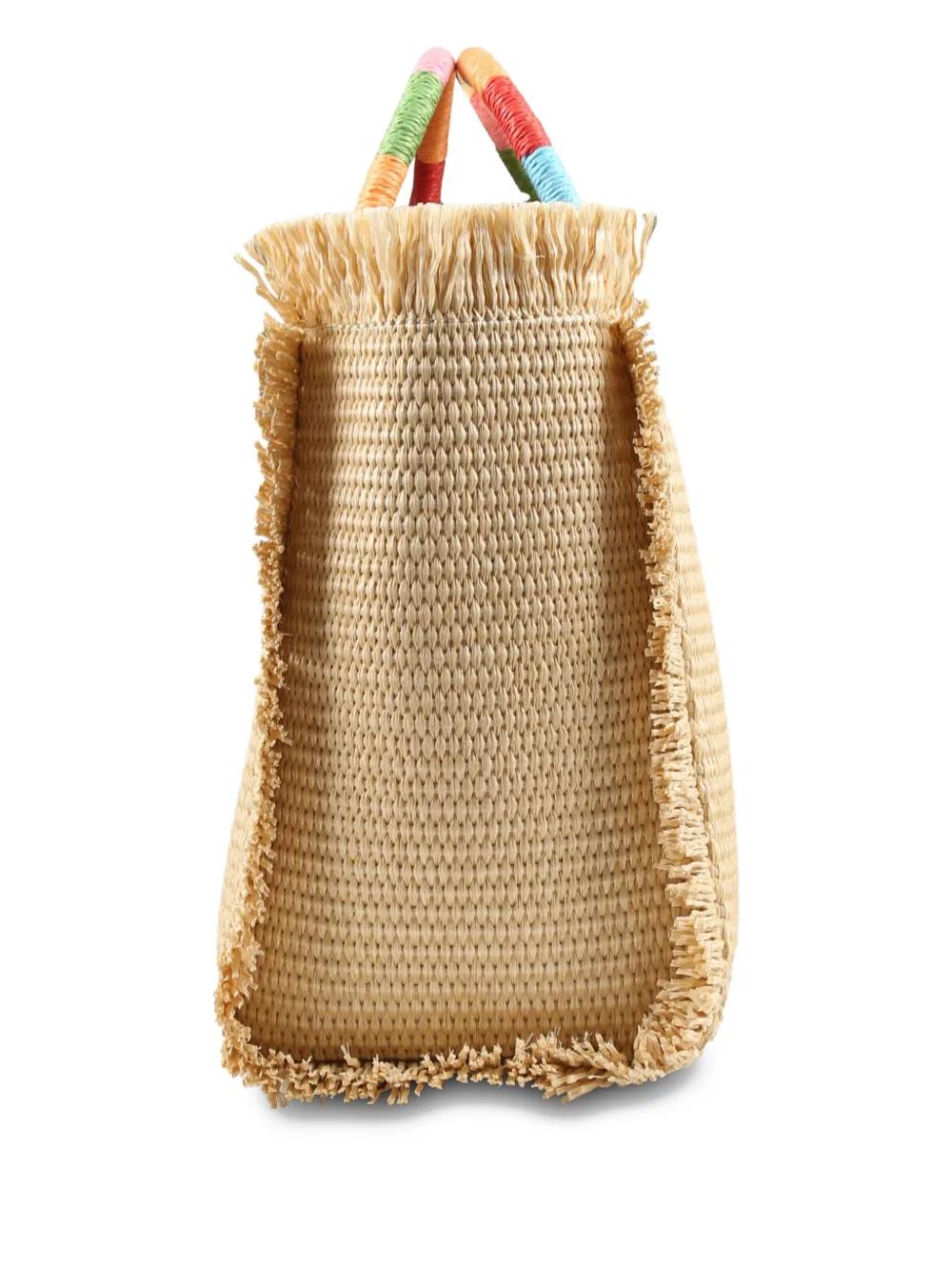 MC2 Saint Barth Kids Shopper met geborduurd logo Beige