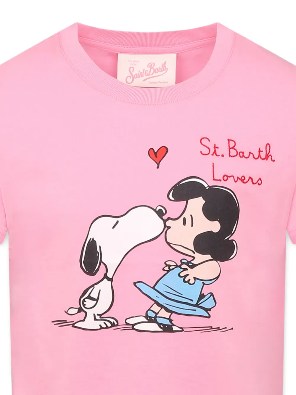 MC2 Saint Barth Kids x Peanuts Lovers T-shirt Roze