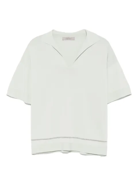 D.Exterior bead-detail T-shirt 