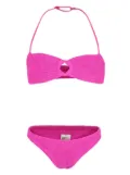 MC2 Saint Barth Kids logo bikini - Pink