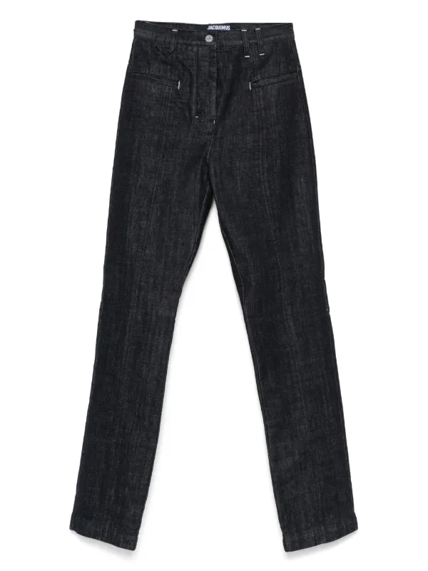Jacquemus Le De-Nimes Norma ハイストリート ジーンズ Jacquemus Le De-Nimes Norma Jeans | Blue | FARFETCH JO
