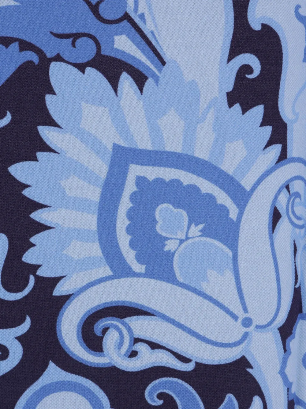 ETRO Katoenen poloshirt Blauw
