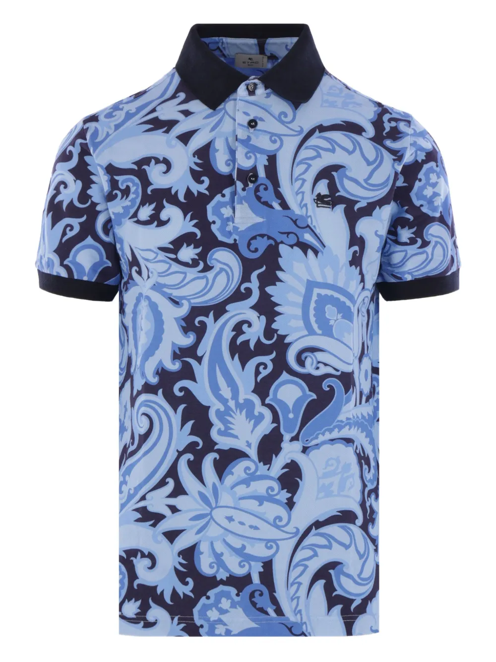 ETRO Katoenen poloshirt Blauw