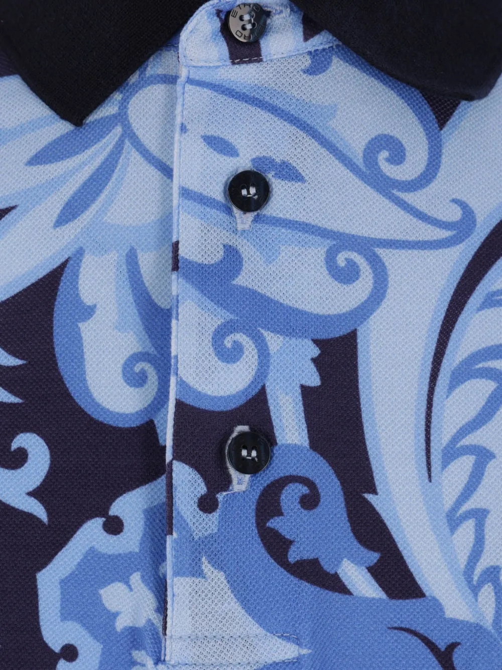 ETRO Katoenen poloshirt Blauw