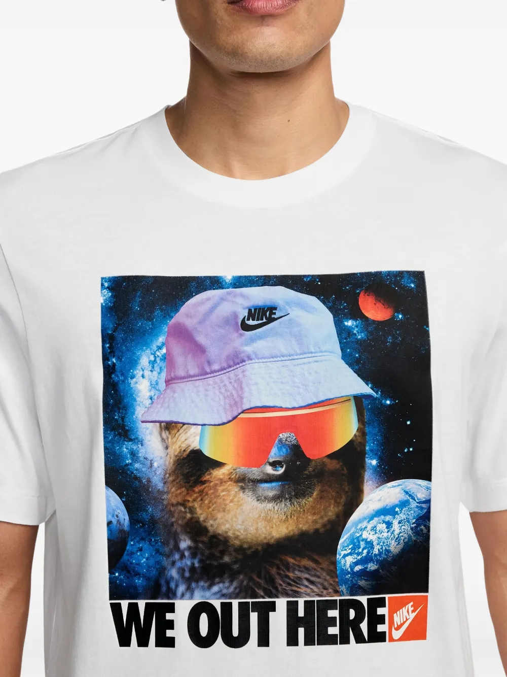 Nike Katoenen T-shirt Wit