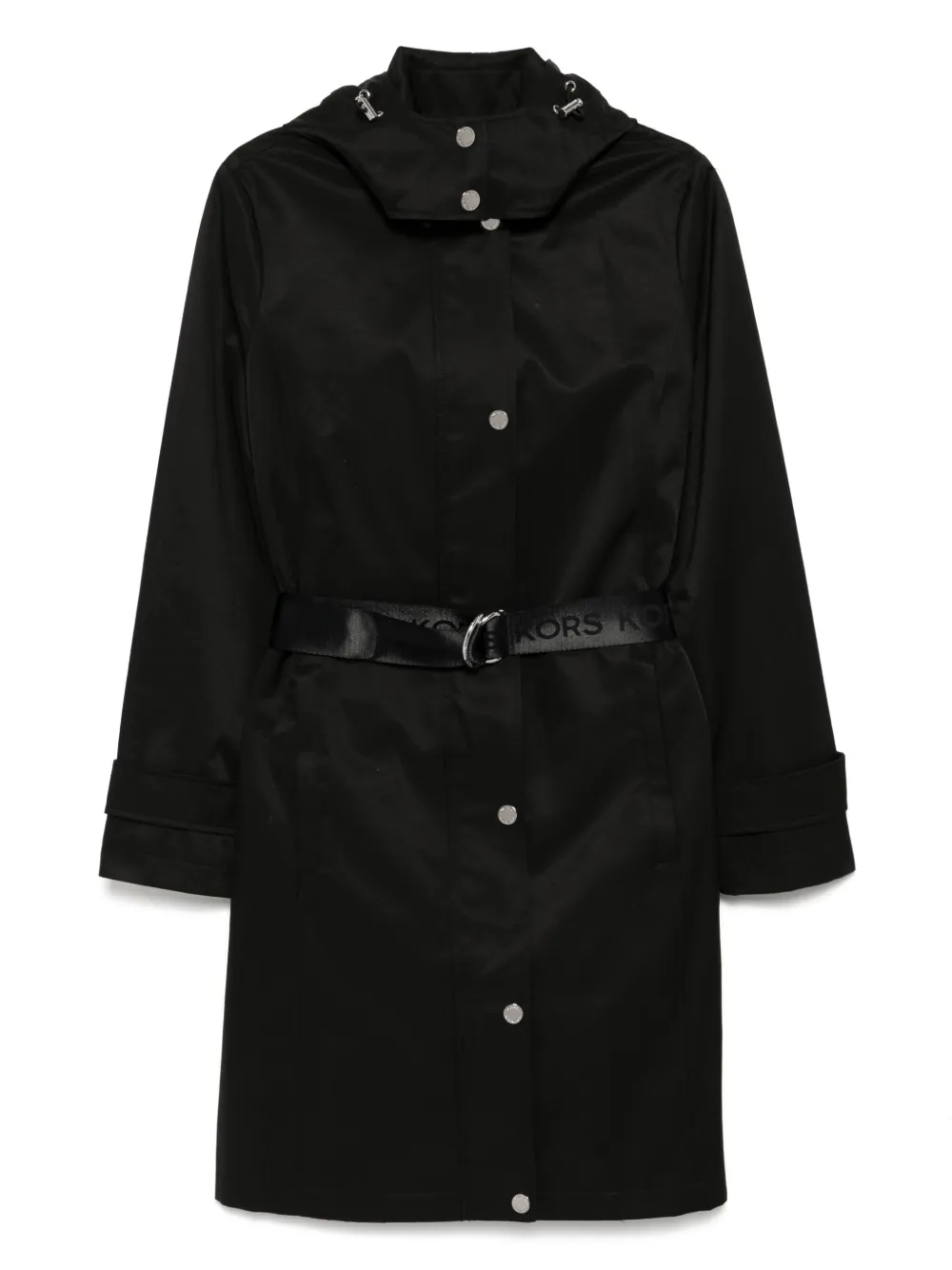 Michael Kors Trenchcoat met ceintuur Zwart
