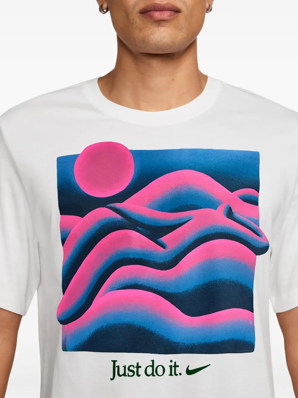 Nike x Jocelyn Tsaih T-shirt met ronde hals Wit