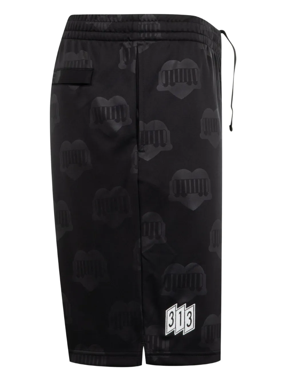 Carhartt WIP Trainingsshorts met logoprint Zwart