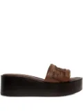 FENDI 60mm Sunshine slides - Brown