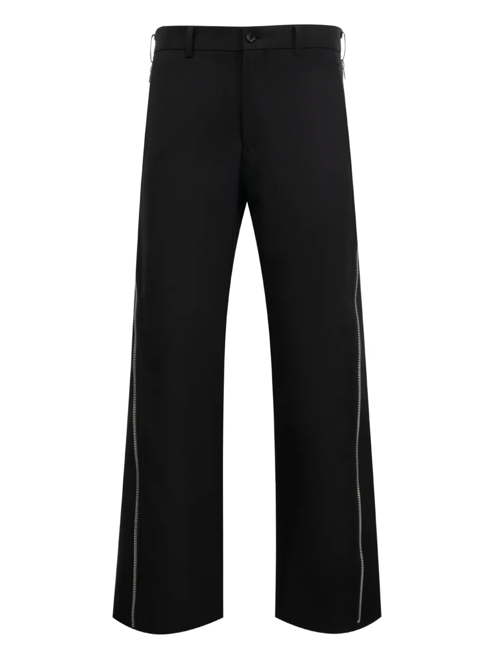 Comme des Garçons Homme Plus zip-embellished trousers Zwart