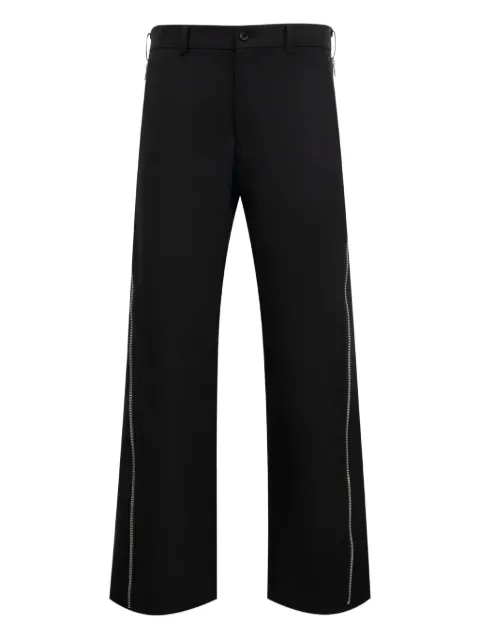 Comme des Garçons Homme Plus بنطال مزين بسحاب