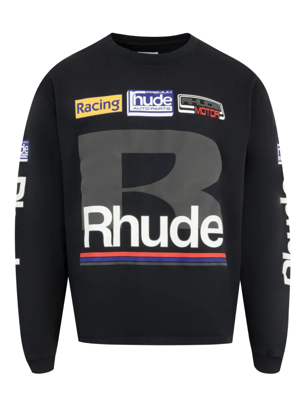 RHUDE sudadera estampada | negro | Image 1