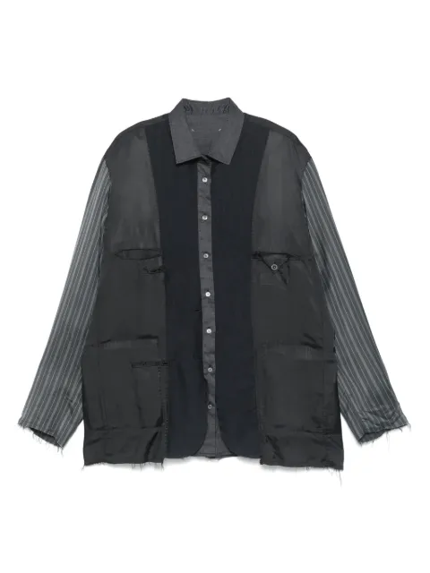 Maison Margiela chaqueta con mangas en contraste