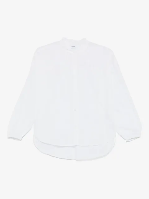 ASPESI gathered poplin shirt