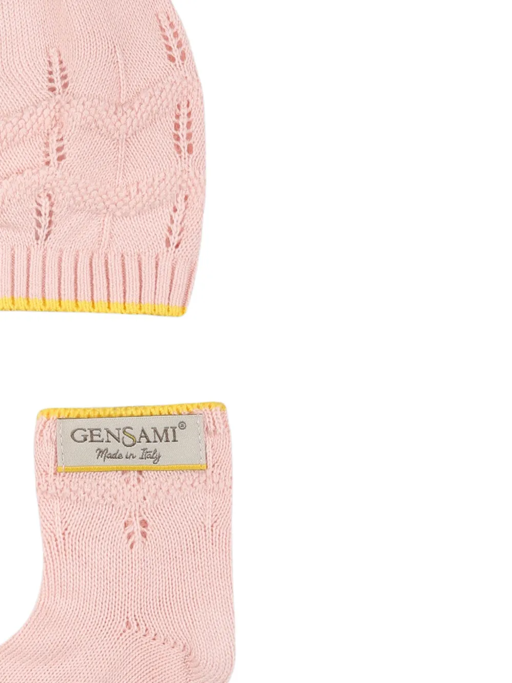 Gensami kids Happy ZigZag muts Roze