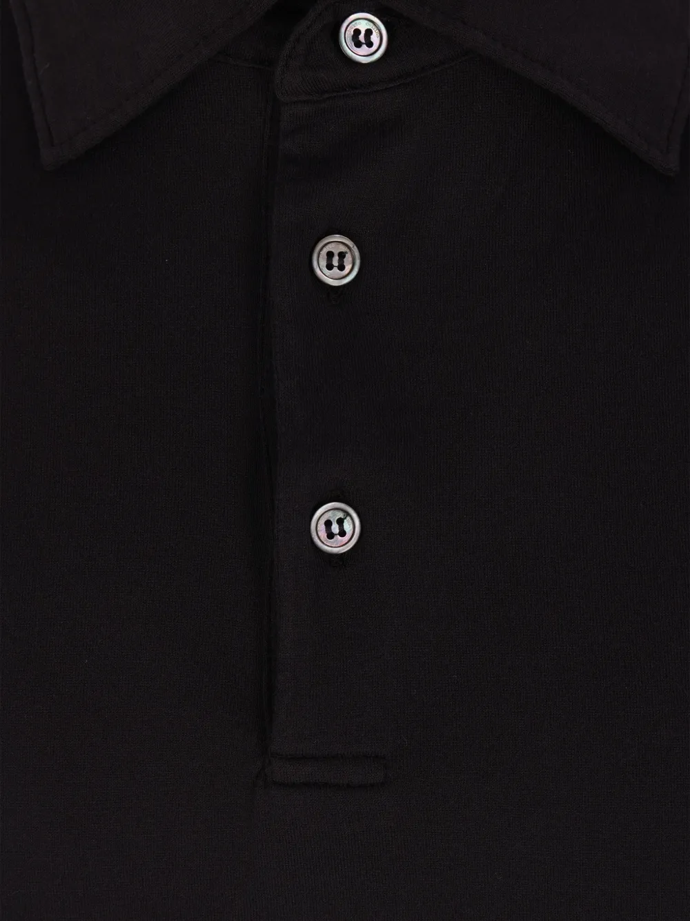 Roberto Collina Katoenen poloshirt Zwart