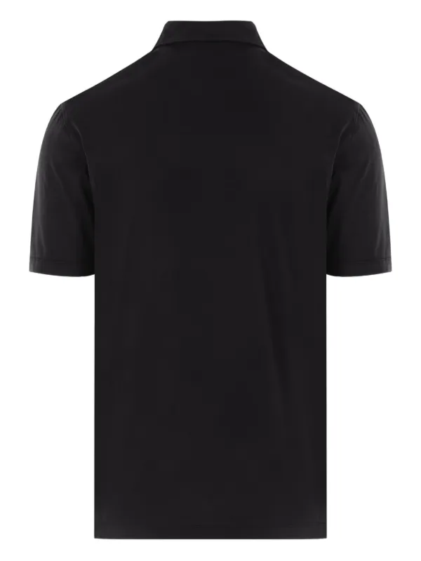 Tシャツ・カットソー ROBERTO COLLINA Men Polo Shirts RB10024 RB1010 Blue Roberto Collina Cotton Polo Shirt | Black | FARFETCH