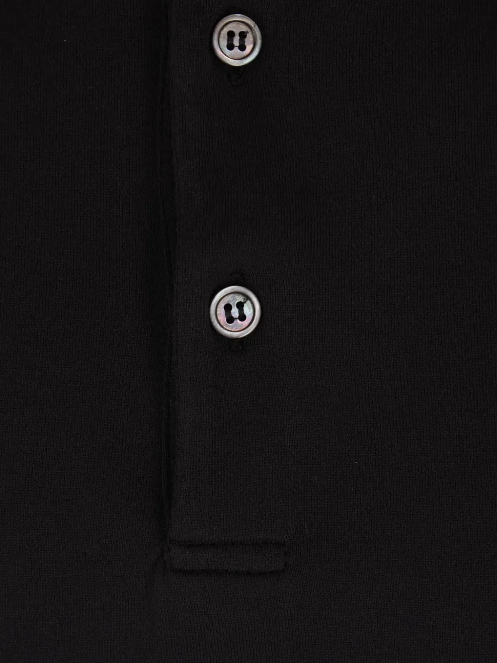 Roberto Collina Katoenen poloshirt Zwart