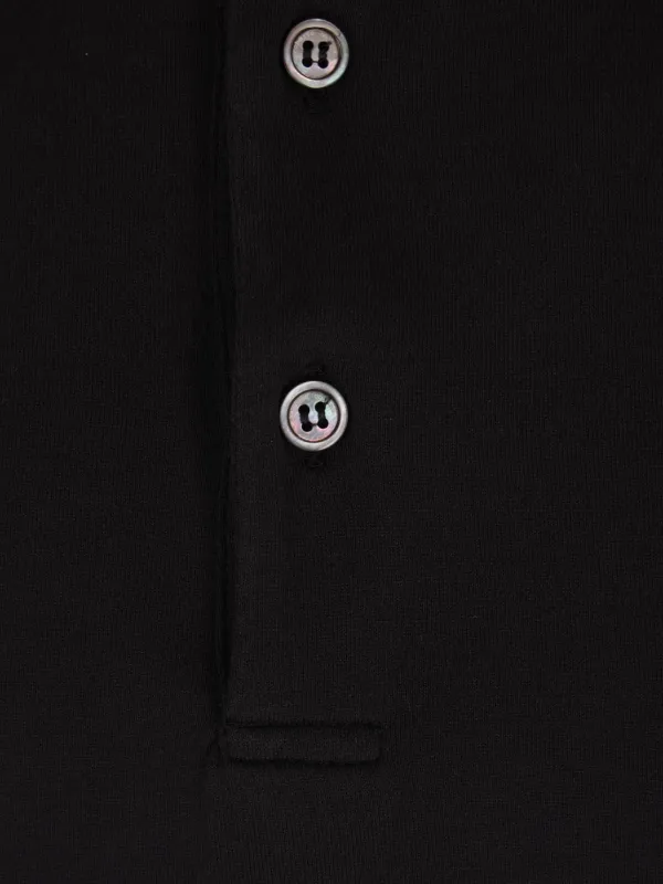パーカー・フーディ ROBERTO COLLINA Men Polo Shirts RB20424 NERO BLACK Roberto Collina Cotton Polo Shirt | Black | FARFETCH
