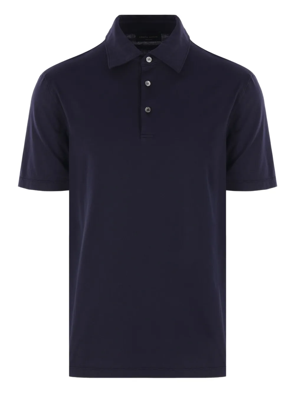 Roberto Collina Katoenen poloshirt Blauw