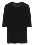 LESS ribbed T-shirt - Black