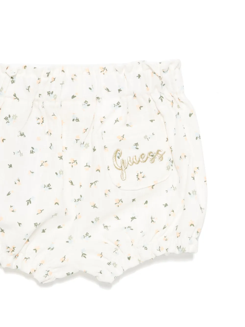 guess kids Shorts met bloemenprint Wit