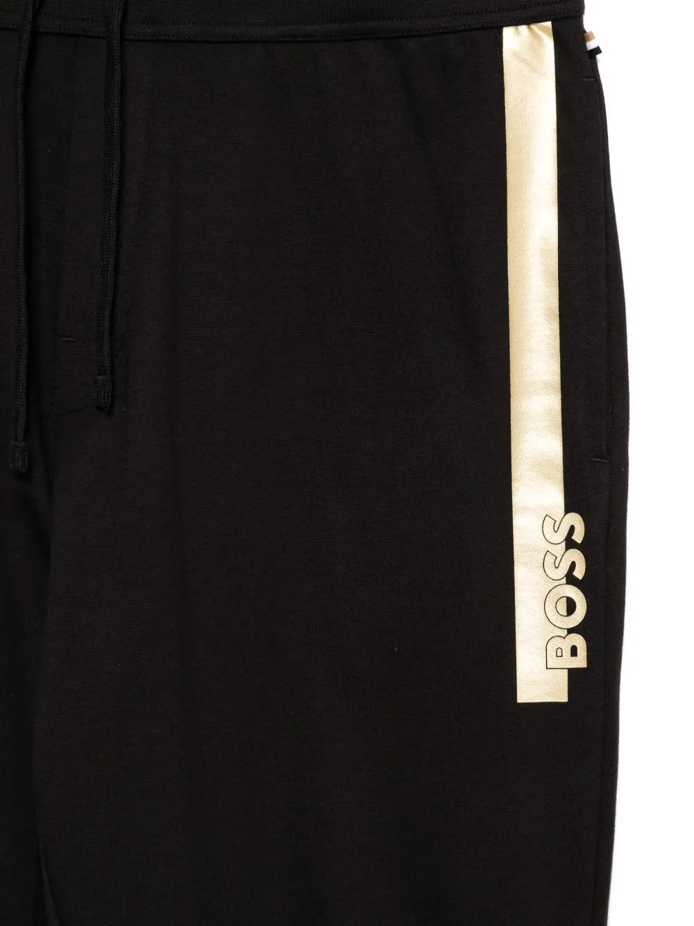 BOSS Trainingsbroek met logoprint Zwart