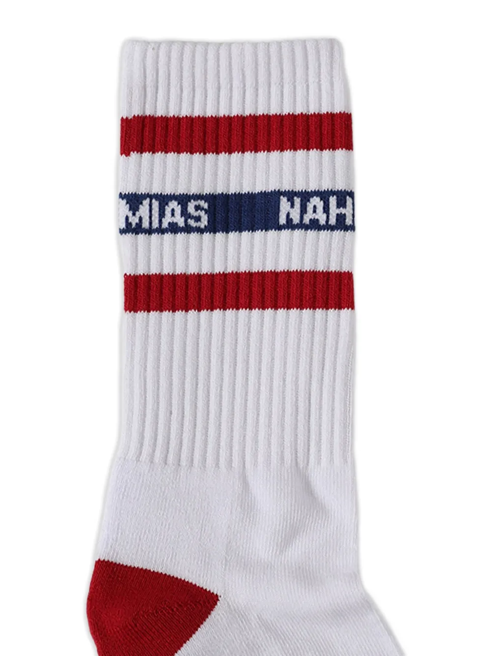 Nahmias striped logo-lettering socks | Image 2