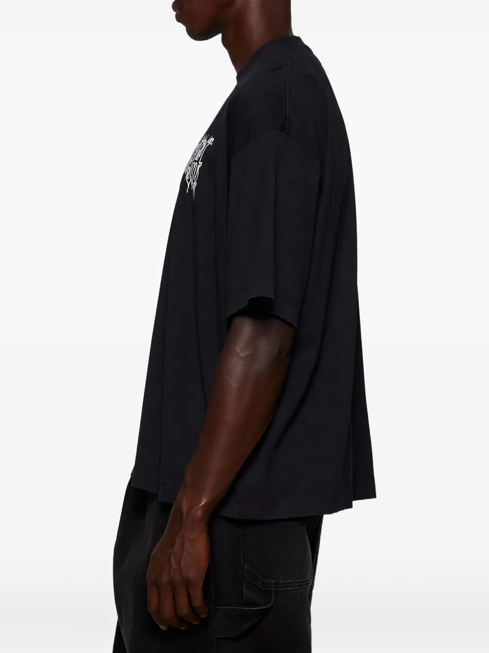 VETEMENTS graphic-print T-shirt Zwart