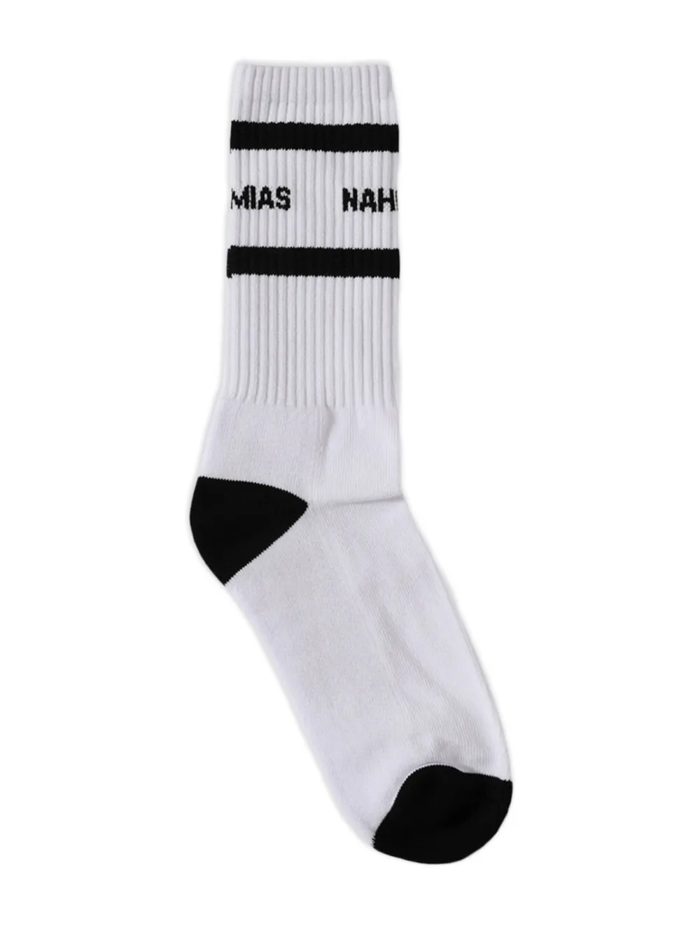 Nahmias striped logo-detail socks | Image 2