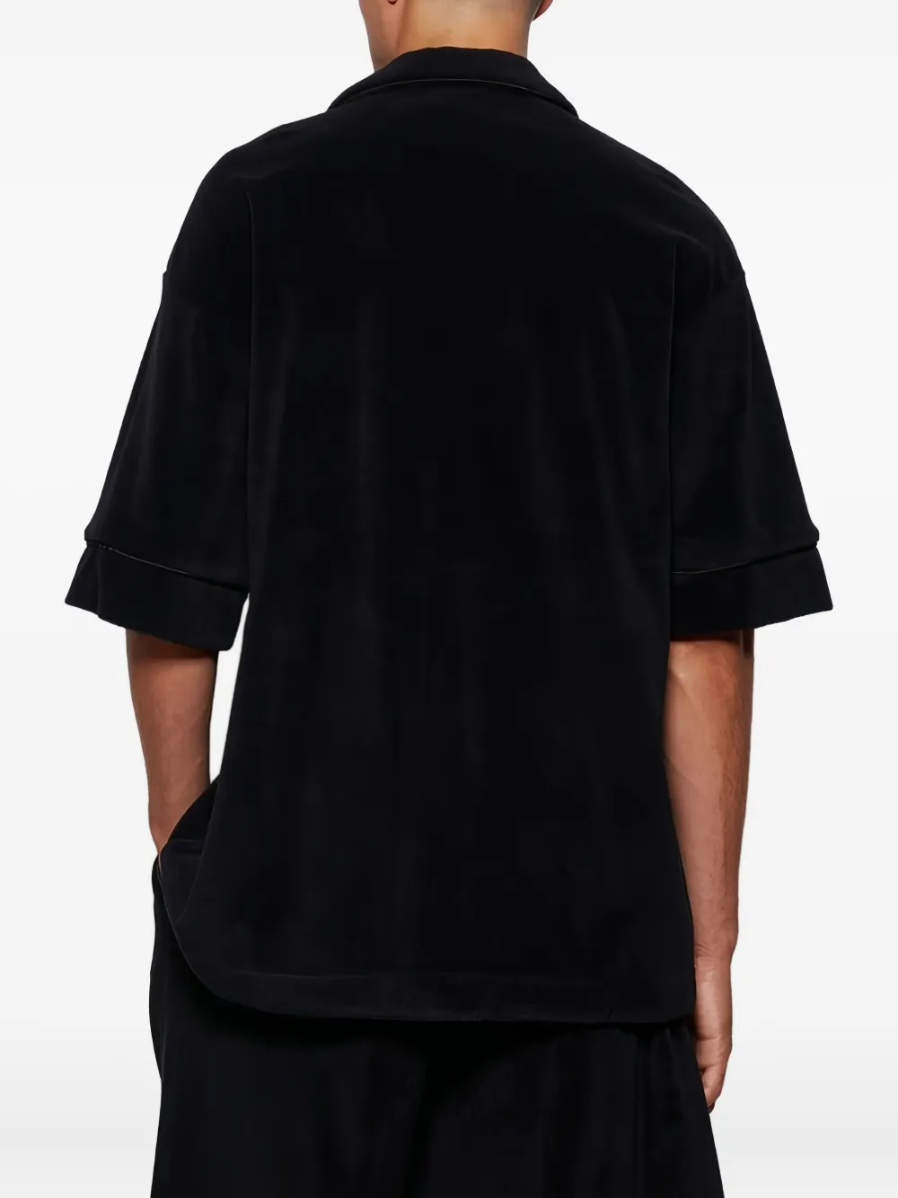 VETEMENTS Towel overhemd Zwart