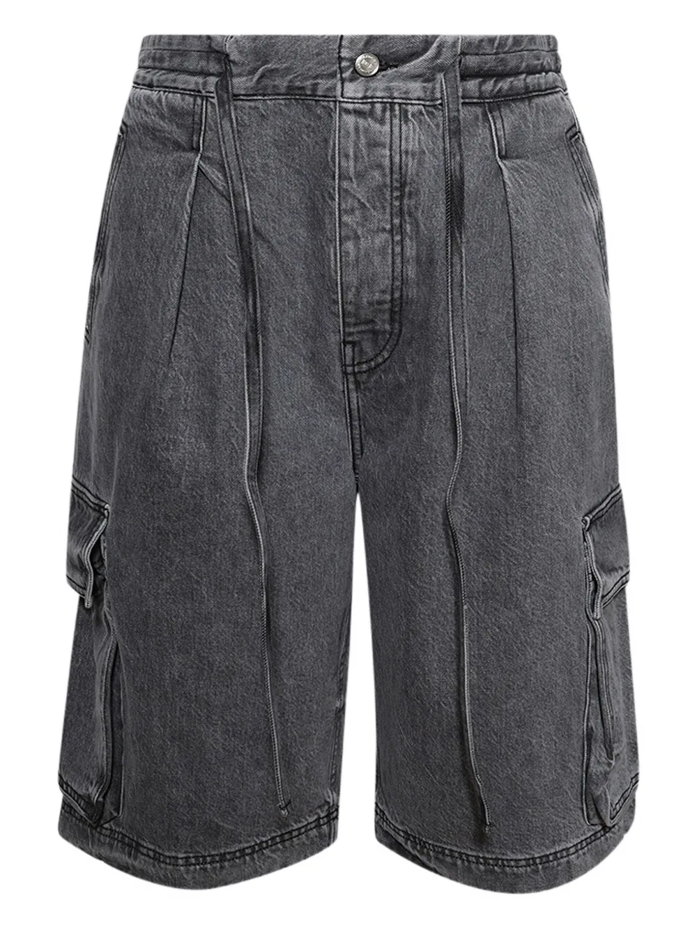 Nahmias drawstring-fastening cargo shorts | Grey | Image 1