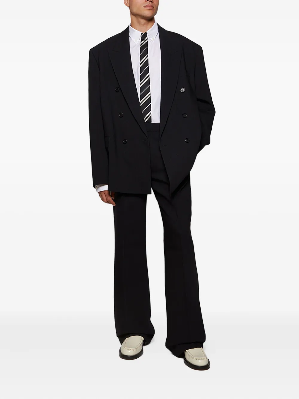 VETEMENTS tie-detailed shirt - Wit