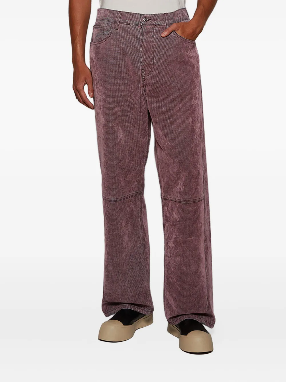 Nahmias Jeans met knoopsluiting Roze