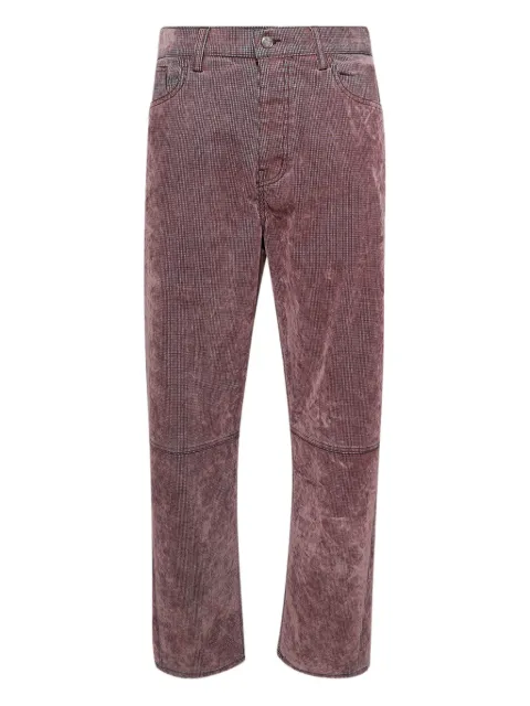 Nahmias button-fastening jeans