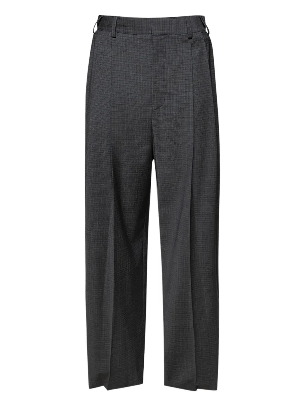 Alexander Wang pleated check-pattern trousers | Grey | Image 1