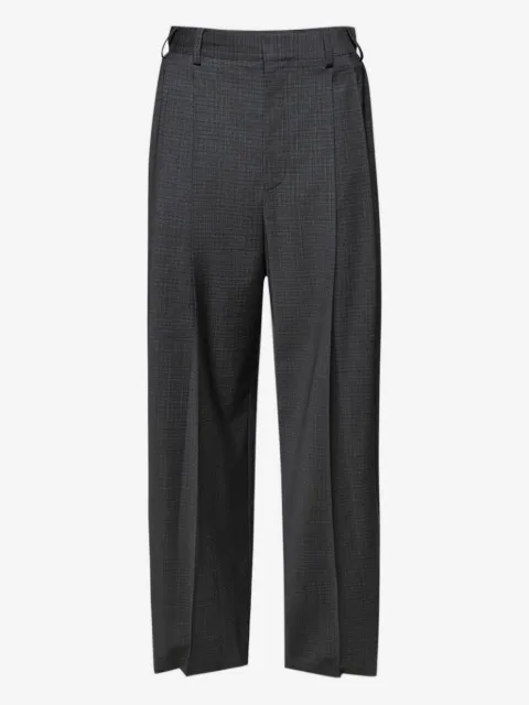 Alexander Wang pleated check-pattern trousers