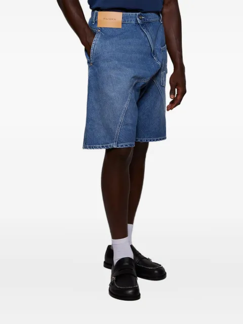 JW Anderson anchor-detail denim shorts
