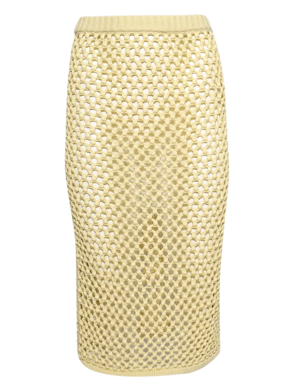 diotima Spice openwork midi skirt | Yellow | Image 1