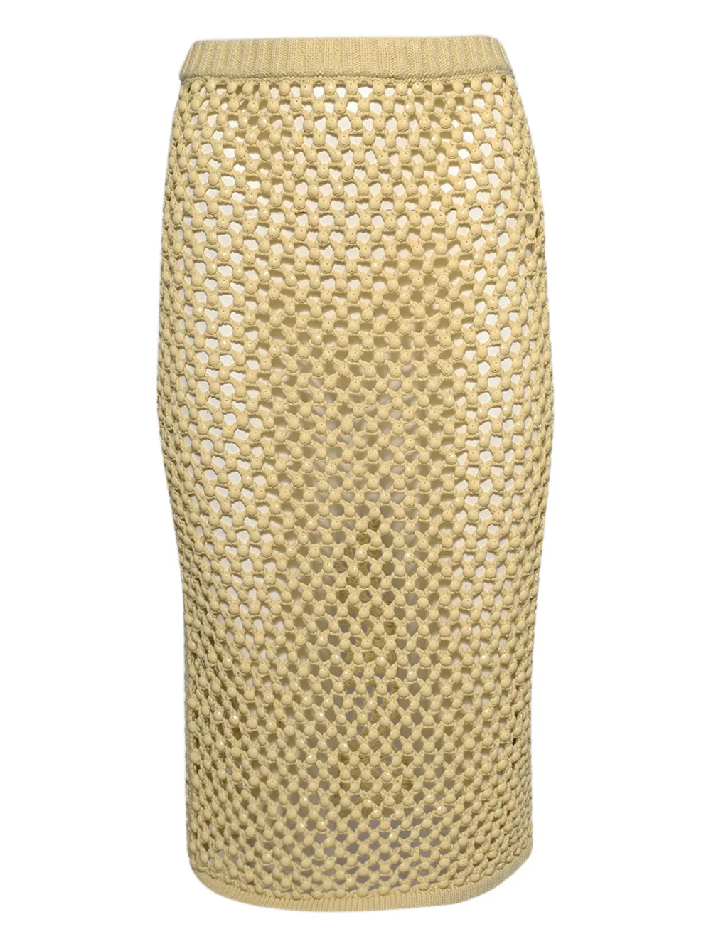 diotima Spice openwork midi skirt | Yellow | Image 1