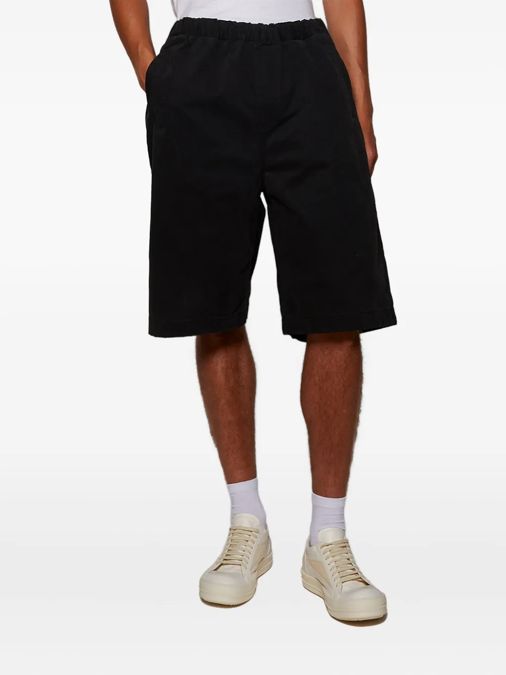  Entire Studios Elasticated Boxing Shorts - Black 