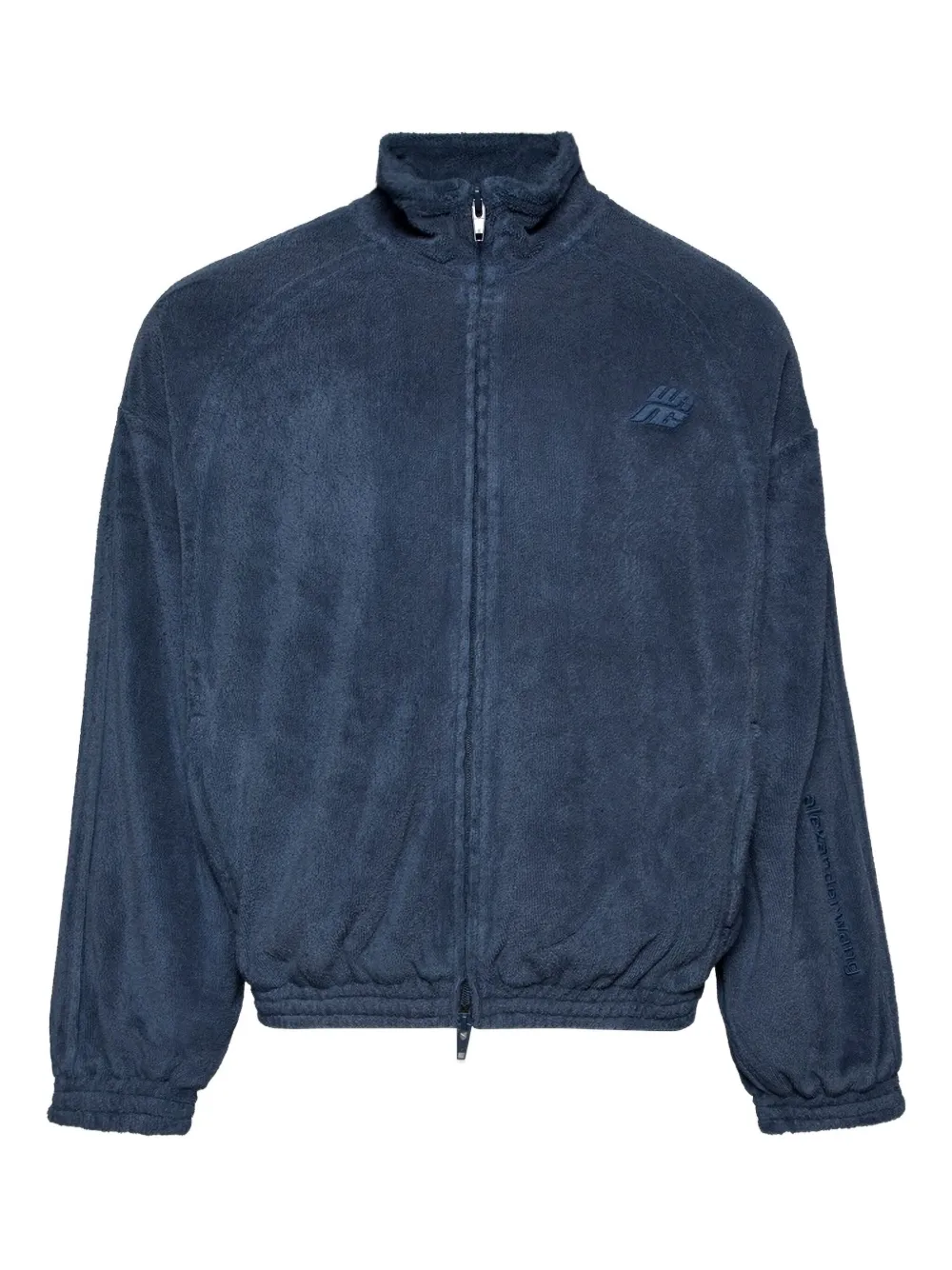 Alexander Wang fleece zip-up track jacket | Blue | Image 1