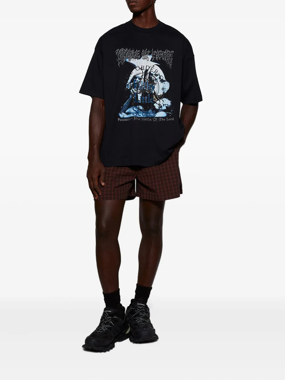 Alexander Wang plaid boxer shorts | Track & Running Shorts | Image 2