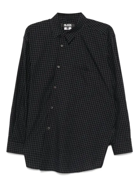Black Comme Des Garçons checked shirt