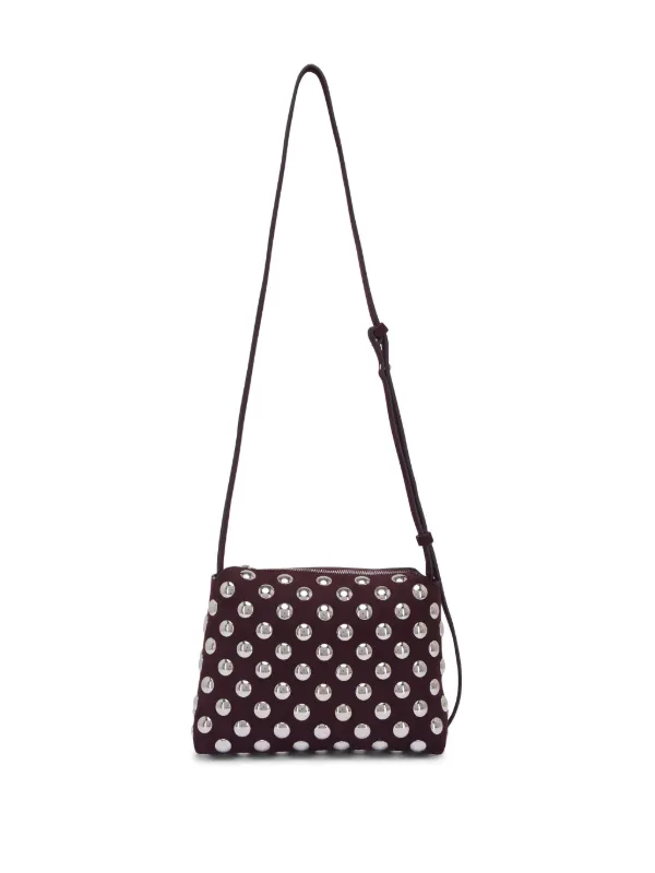 【関税込み】KHAITE ブラック Lina クロスボディバッグ Lina Crossbody Bag in Black Pebbled Leather – KHAITE