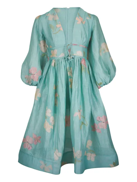 ZIMMERMANN floral-print dress