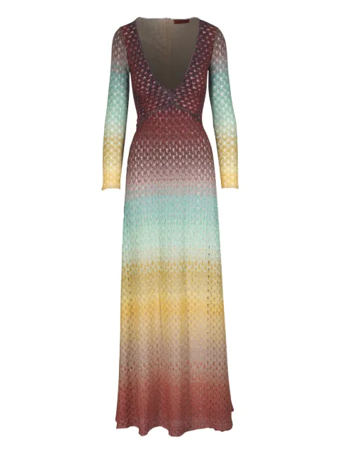 Missoni vestido largo con efecto degradado